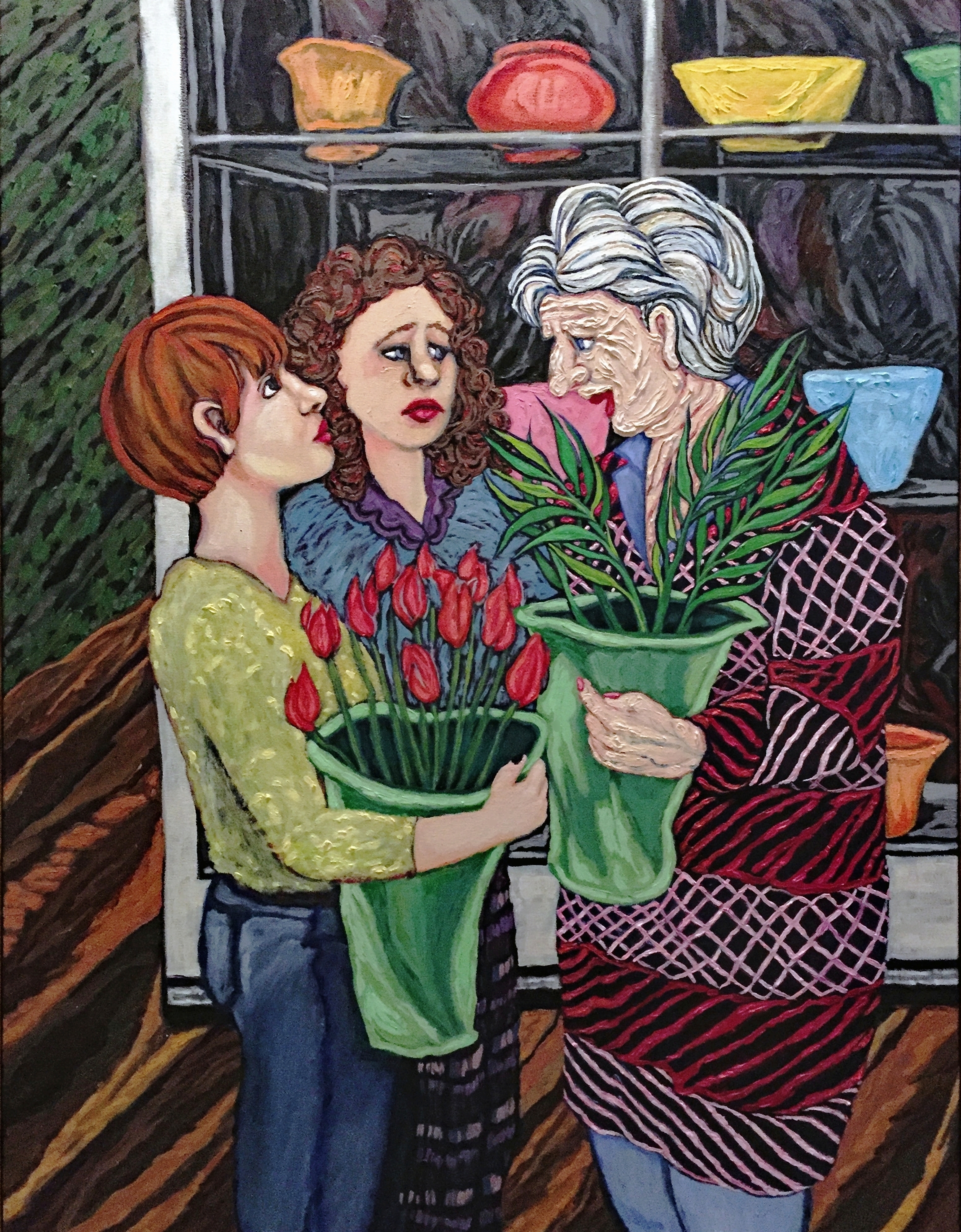 Evening Activity: gossip and floral design