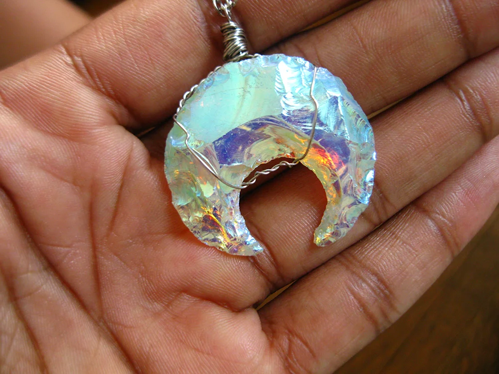Callisto Wire Wrapped Moon — Ta Meu Bem