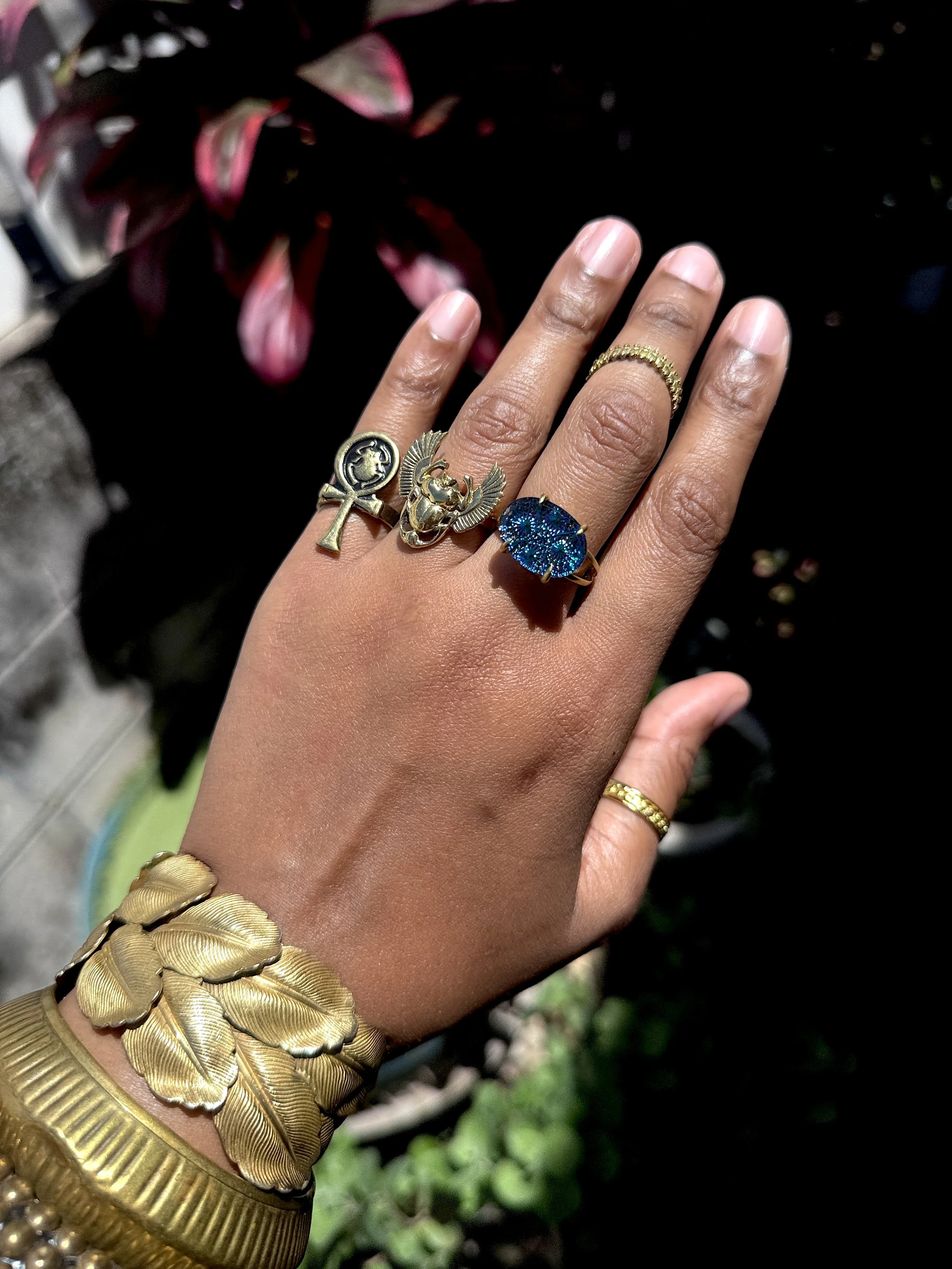 Scarab ring stack - ta meu bem.JPG