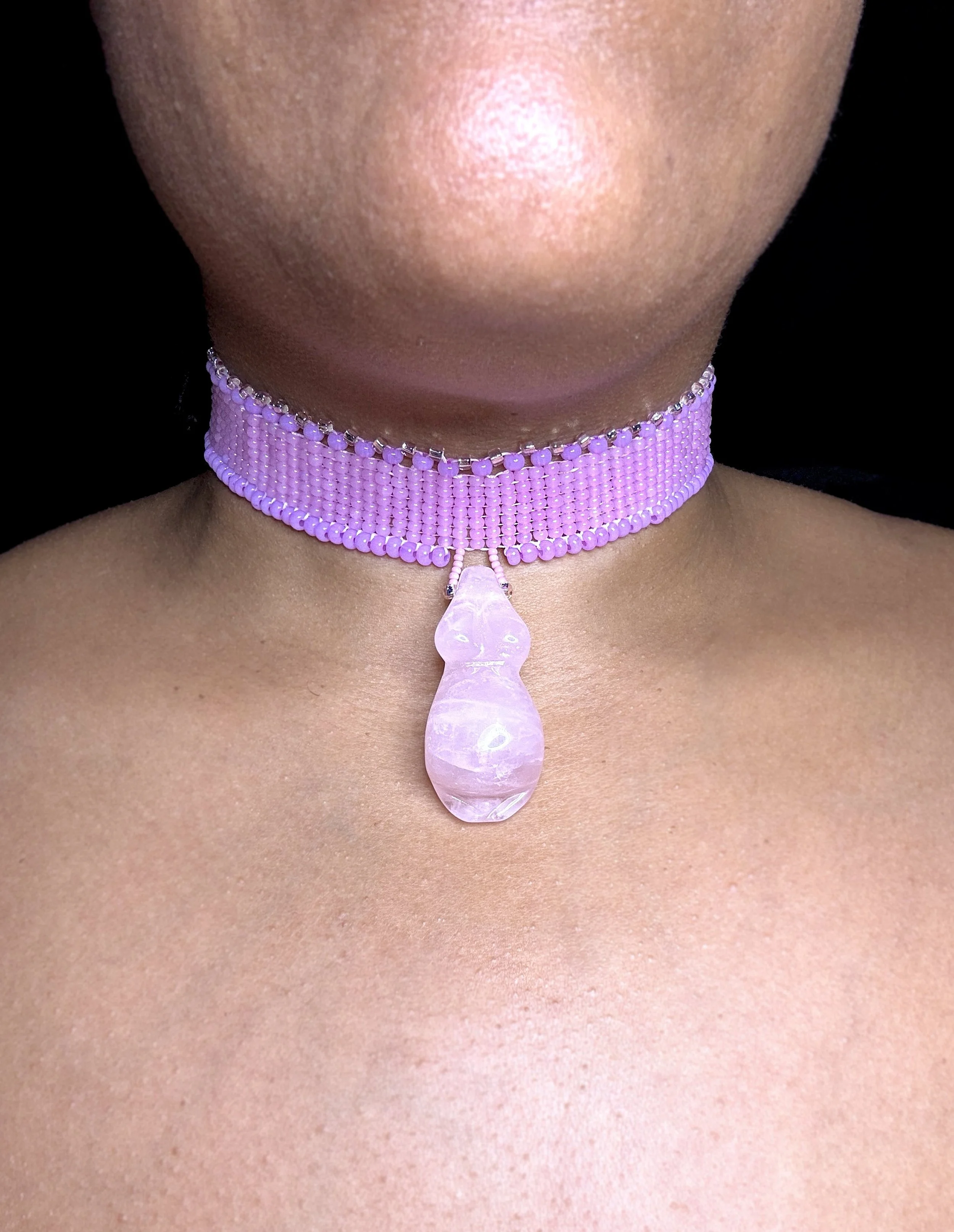 I am - Rose Quartz Fertility Necklace.JPG