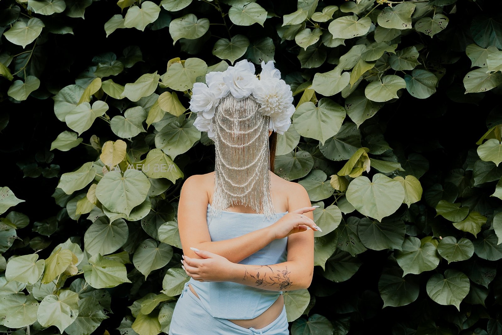 Celestial - A Hand Woven Beaded Veil