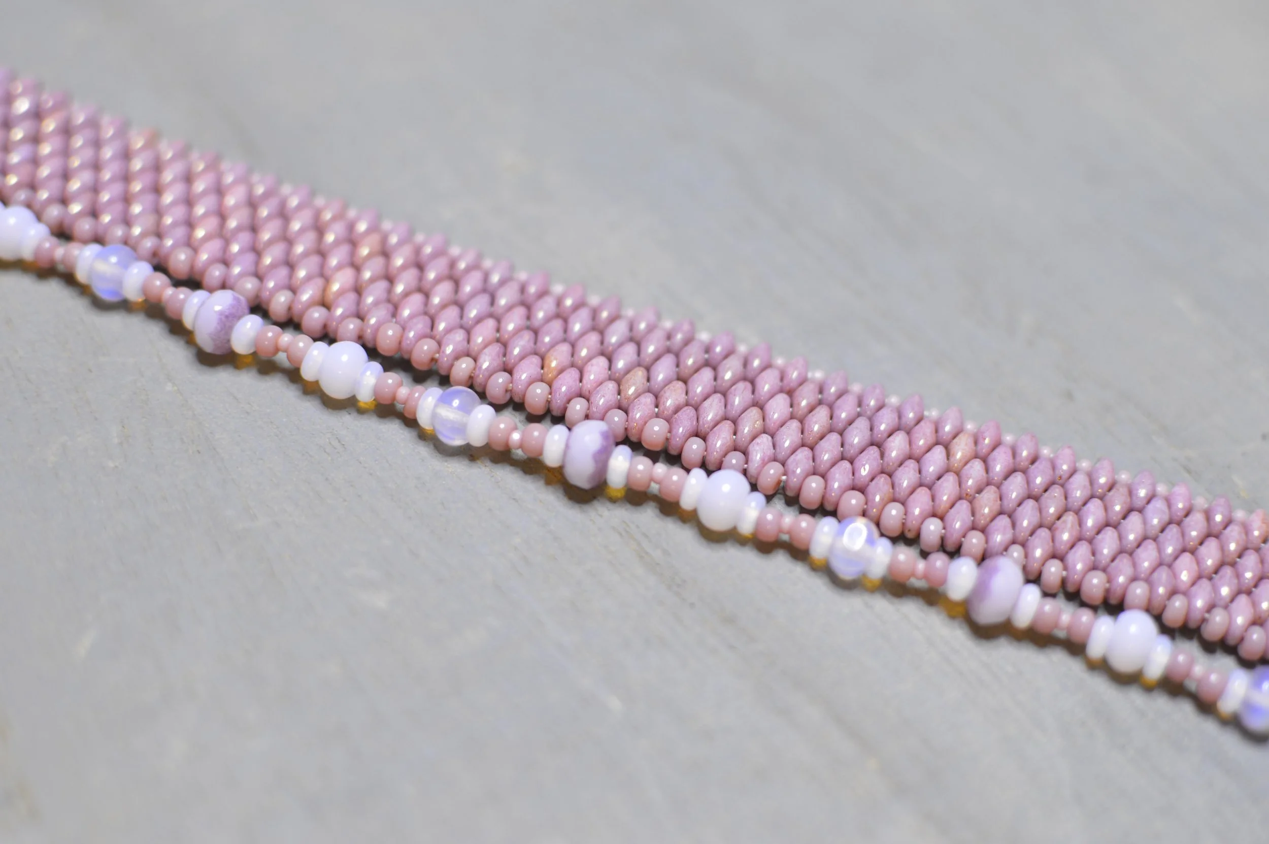 PINK CHANTILLY BEADED CHOKER SET BEADWORK BEYOND CEREMONY.JPG