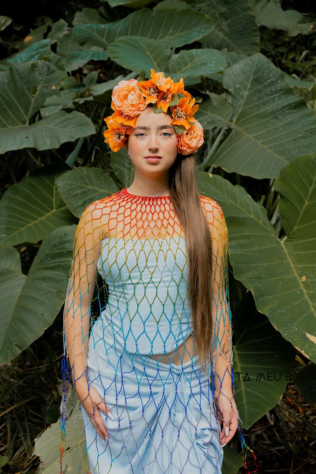 Arco Iris - Seed Beaded Cape