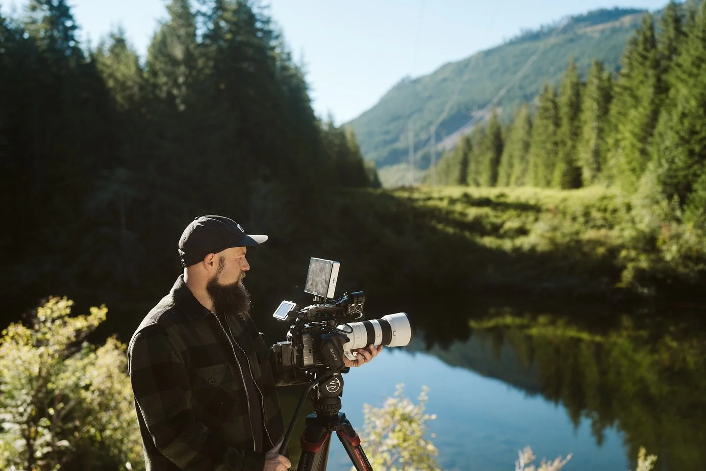 A few behind the scenes snaps from Gold River project with @pacificsalmonfoundation last month. Excited to be jumping into the edit!