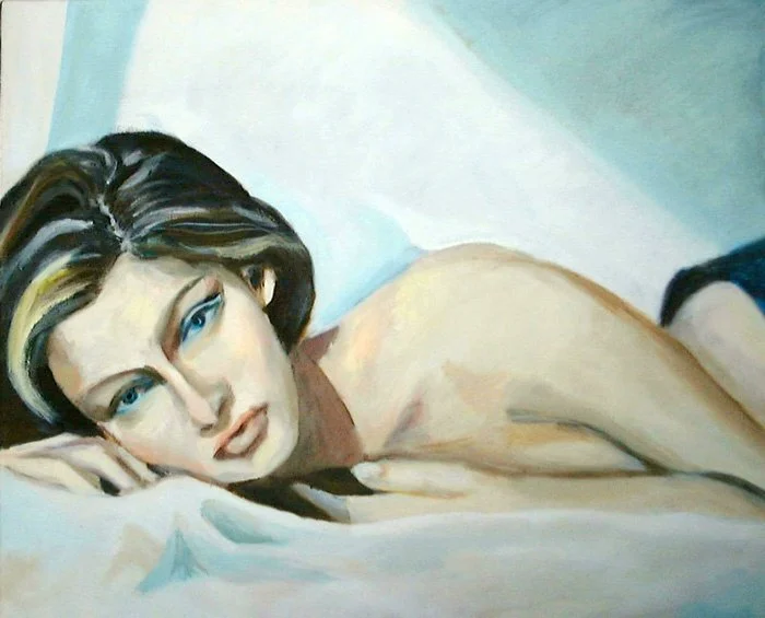 Girl. Oil on canvas.