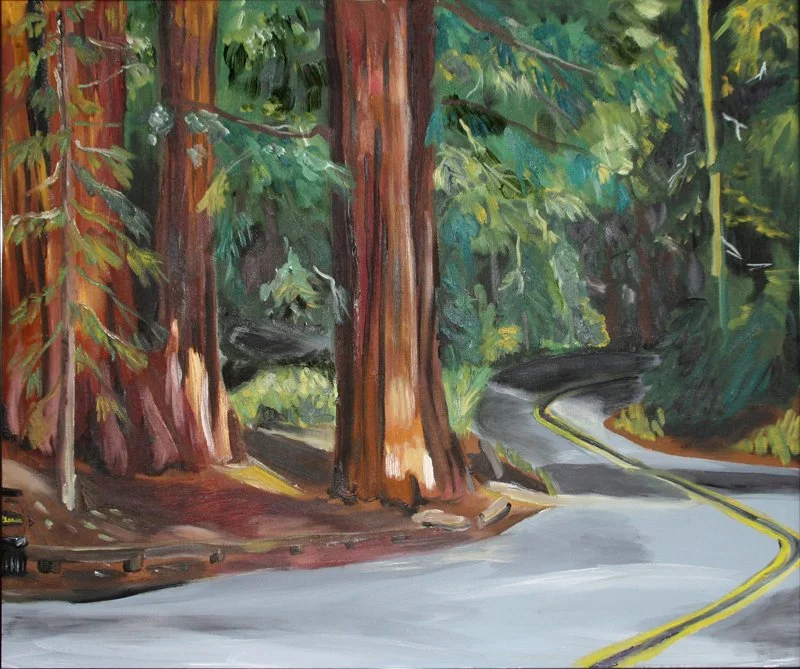 Sequoia. Oil on canvas.