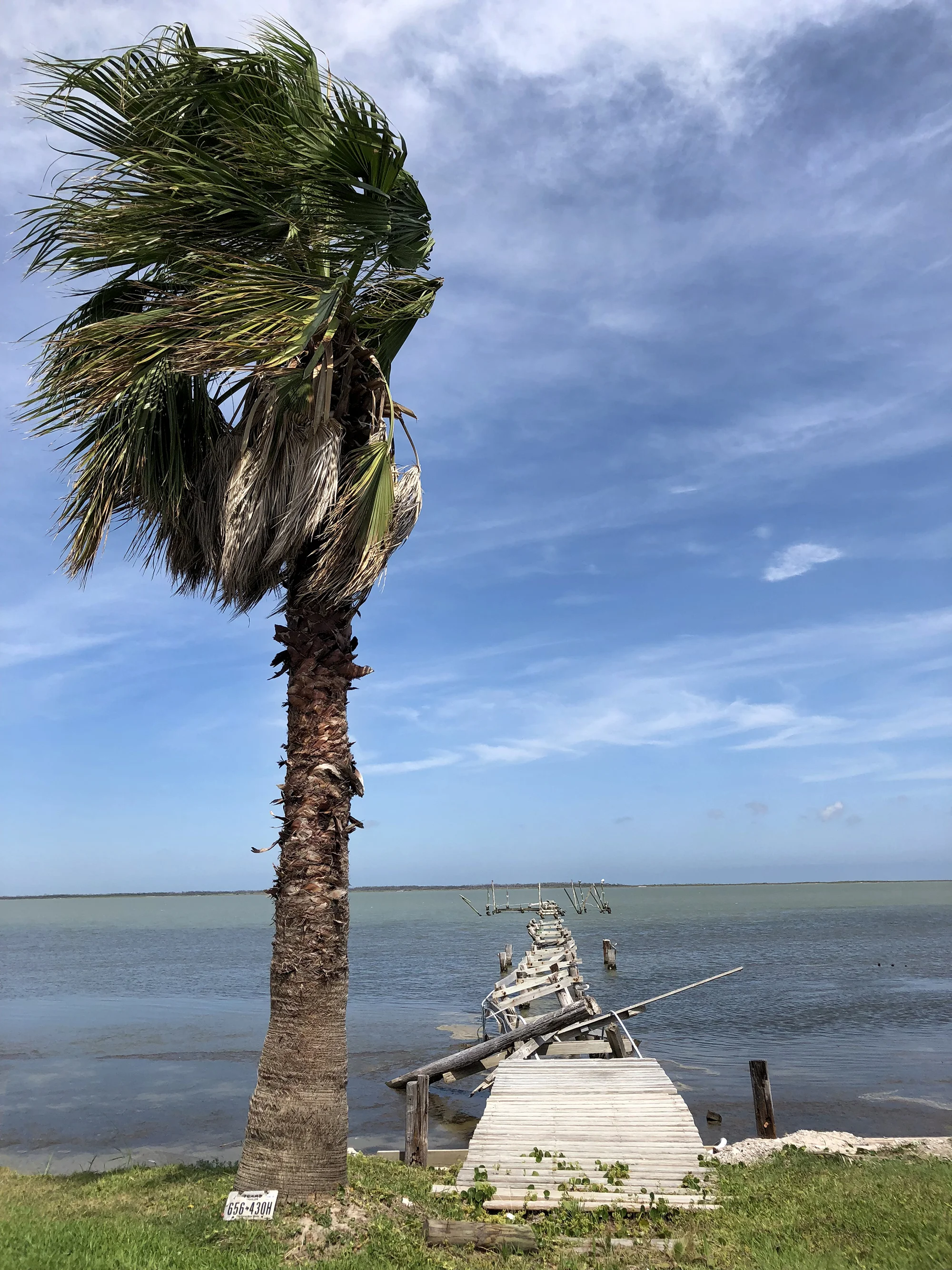 On the way to Padre, I drove thru Rockport, one of the hardest hit areas by Hurricane Harvey almost a year ago. While they have come so far, there was sadly still a lot of rebuilding to do. | Rockport Texas | June 2018