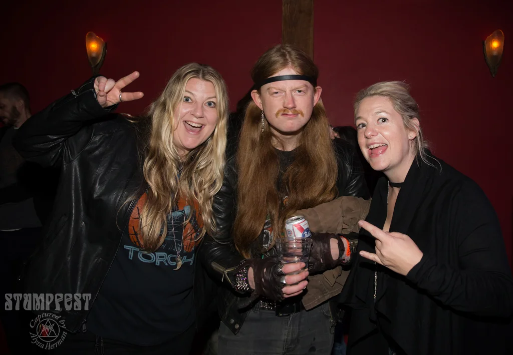 The Stump sisters with Calvin from Acid Wash