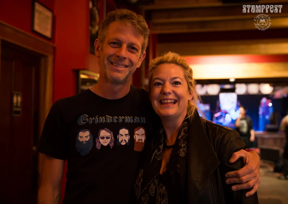 Michael Gallagher (Mustard Gas & Roses) and Rynne Stump