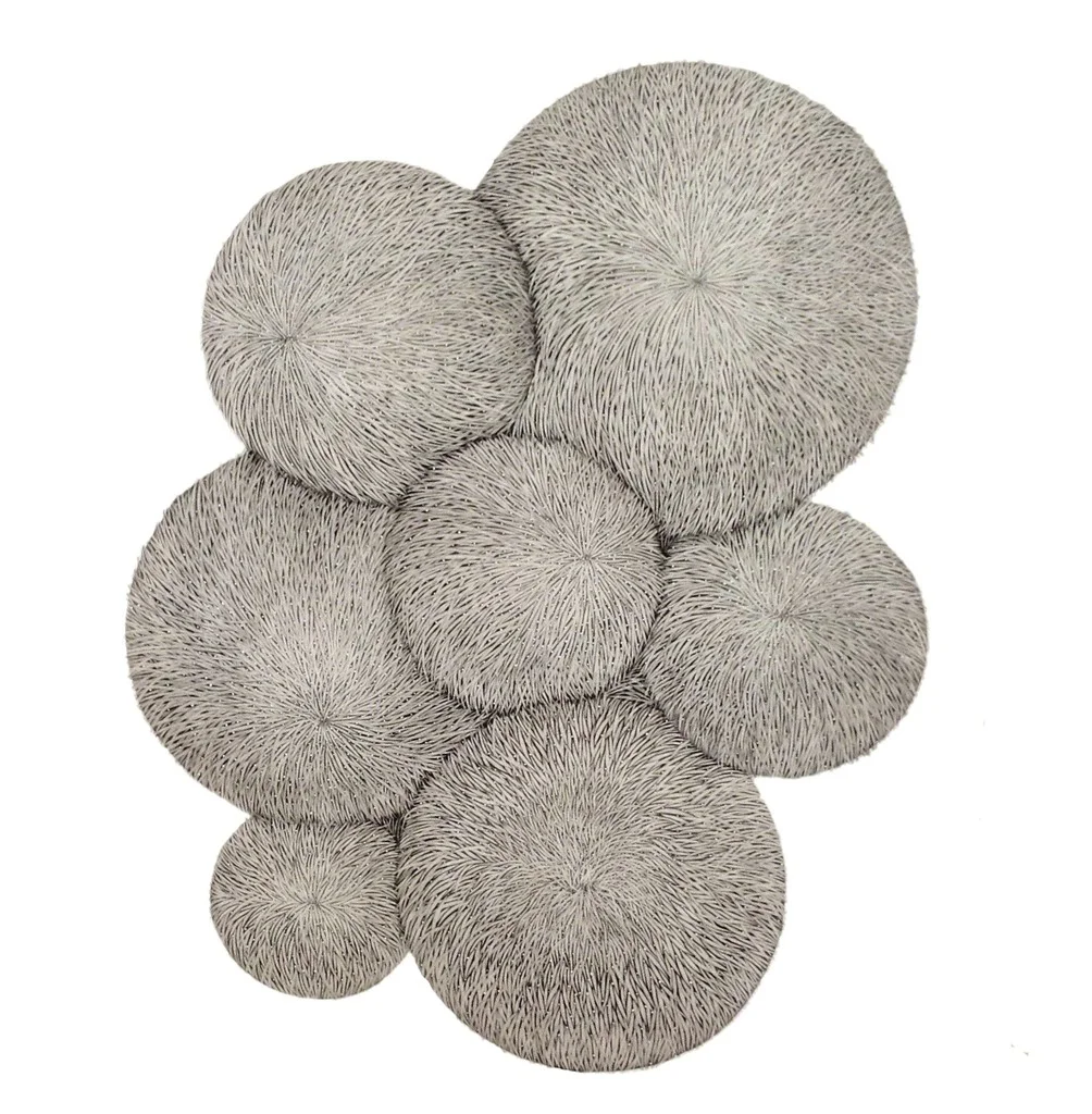 "Untitled" , 2013 Watercolor on Paper, 40"x40" Courtesy Sky Kim & Carrie Able Gallery
