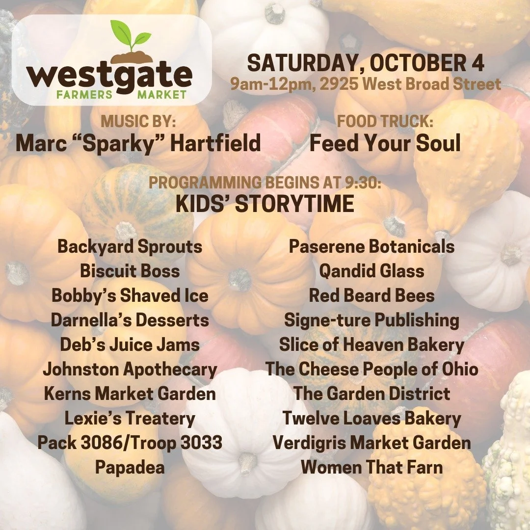 It’s officially fall, and we’re loving market mornings like this. π
Join us Saturday, Oct 4 | 9AM–12PM at 2925 W Broad St for our third-to-last market of the season—packed with fresh produce, fall favorites, and local goods.