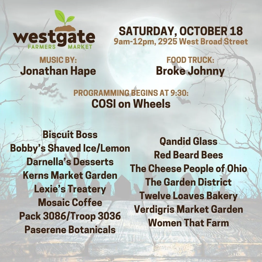 Fall mornings at the market just keep getting better π
Join us Saturday, October 18 from 9AM–12PM at 2925 W Broad St for another packed market day with local vendors, autumn favorites—and a few special extras!
ποΈ Raffle tickets are on