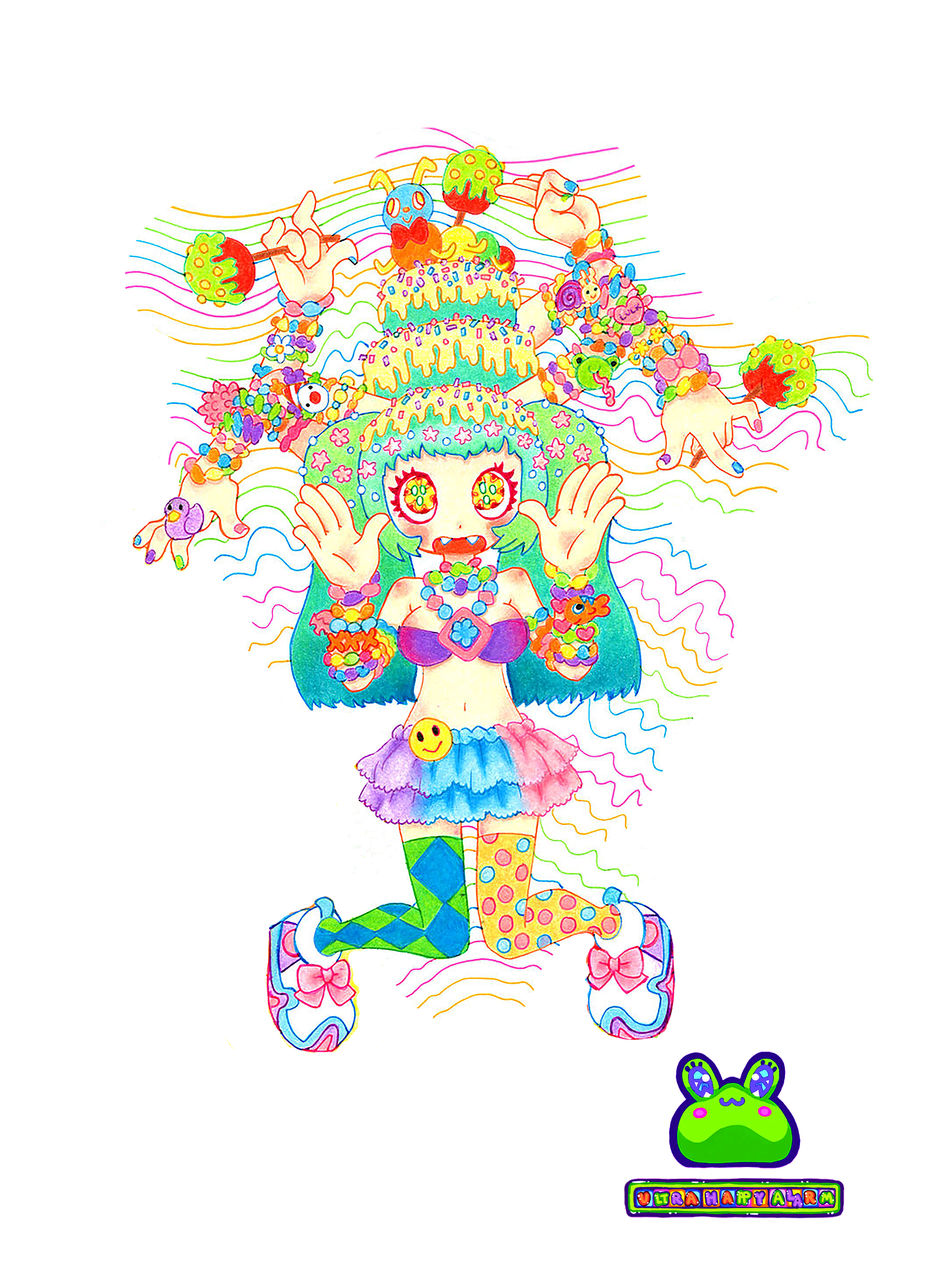 PRINT: CANDY CAKE TOWER OF RAVER POWER