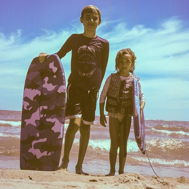 Happy Father&rsquo;s Day to all the fathers out there. These kids are my world. The best and hardest part of my life.  Last week while at the beach I took out my mamiya film camera and snapped a few shots then had them developed at @thedarkroomlab us