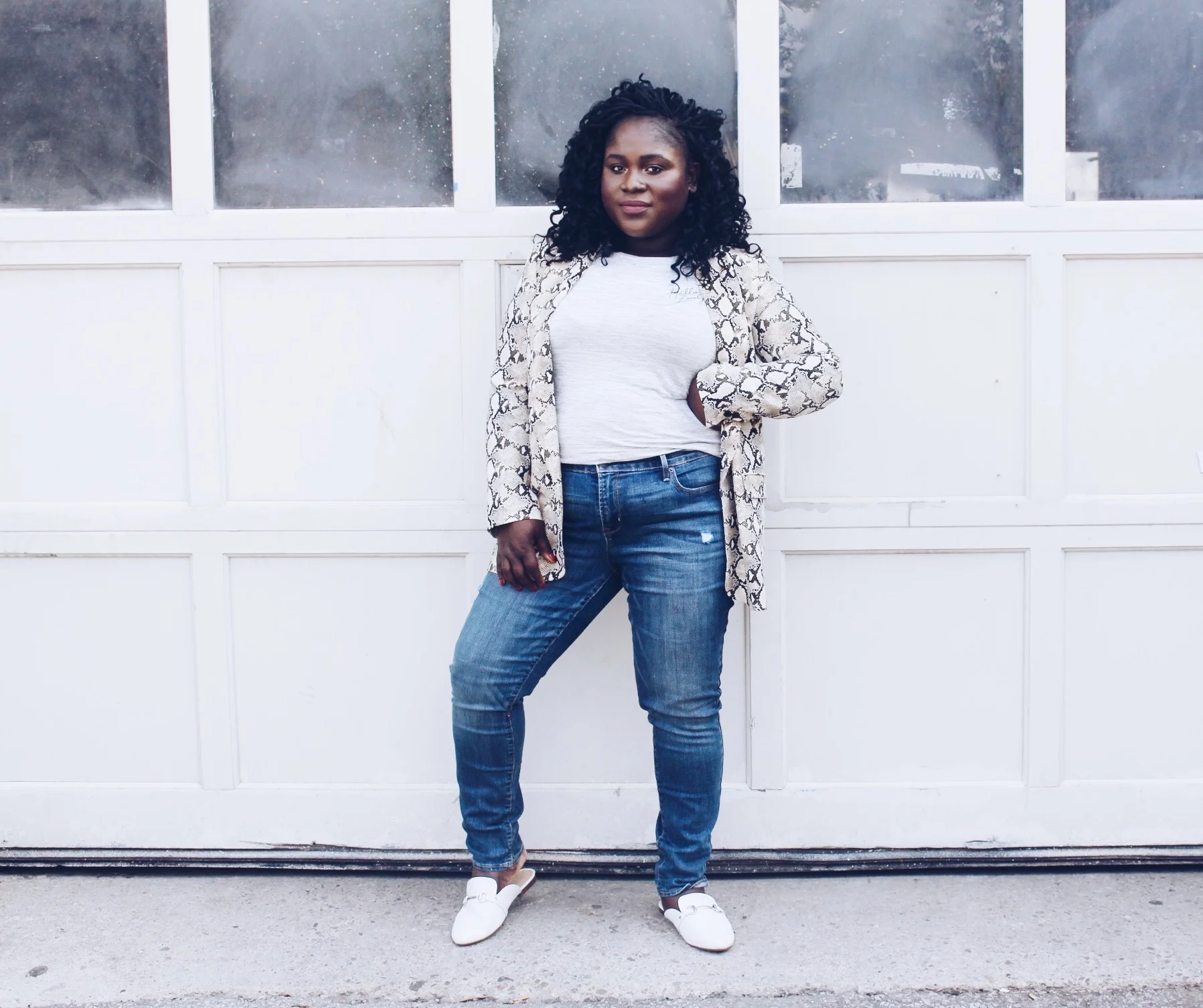 snake print blazer zara