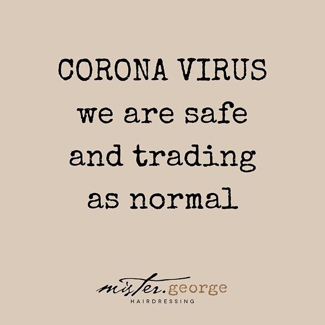 To all our loyal clients,
Your comfort and safety is our number one concern. We have not been exposed and are taking precautions to trade as normal. If you have virus or flu-like symptoms such as fever, we ask you to stay at home and reschedule your 