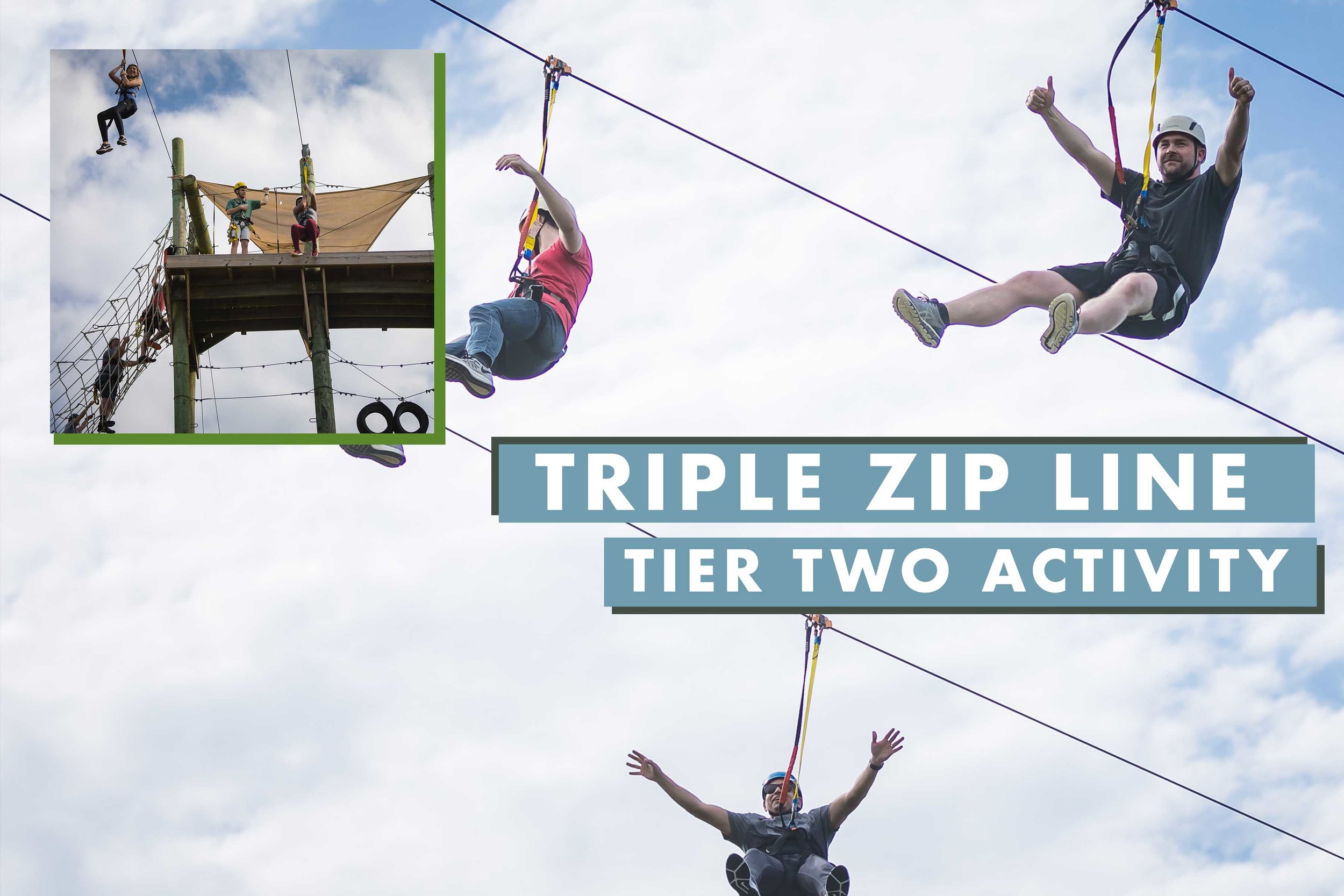 Triple Zip Line