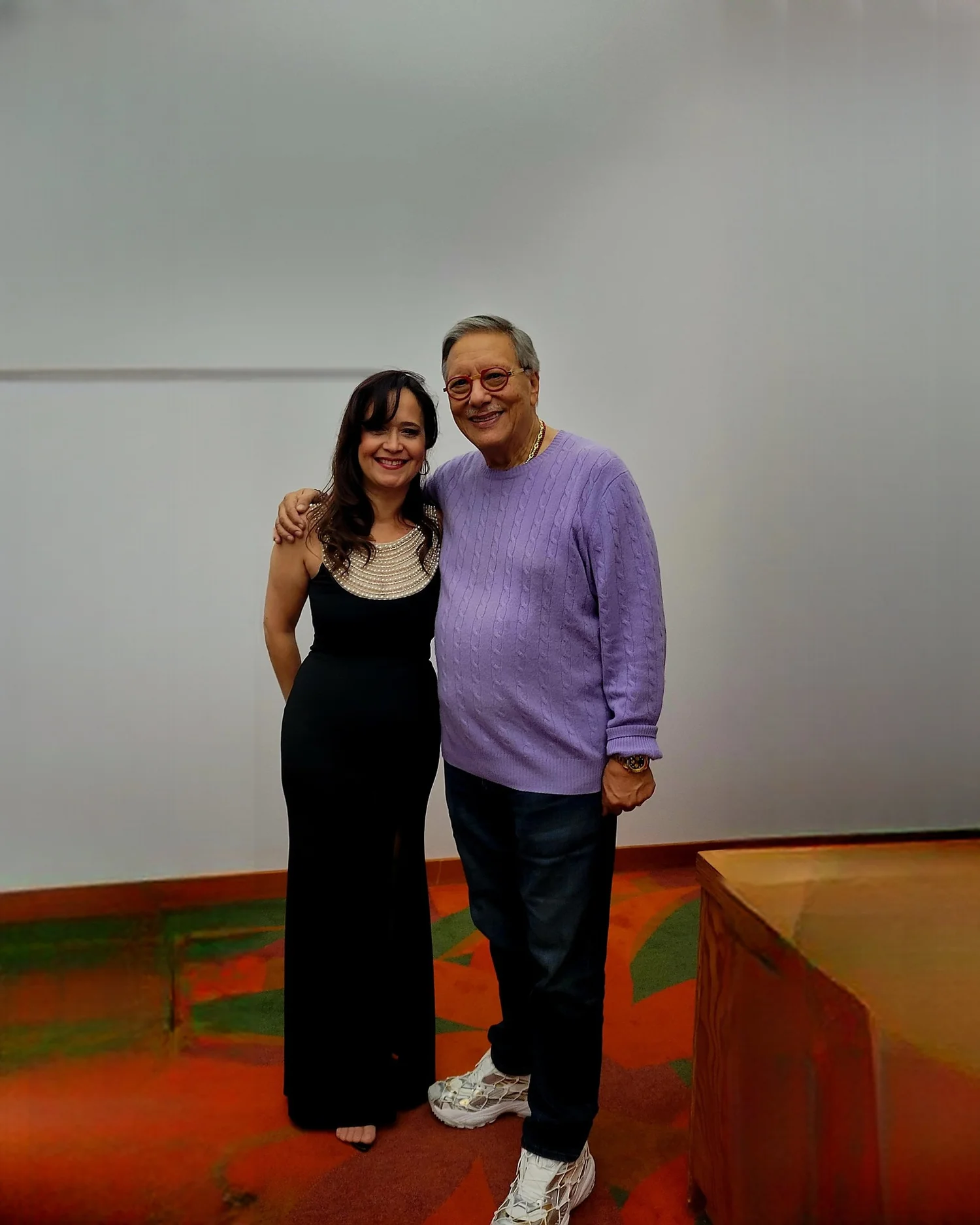 Iris Sandra with Arturo Sandoval