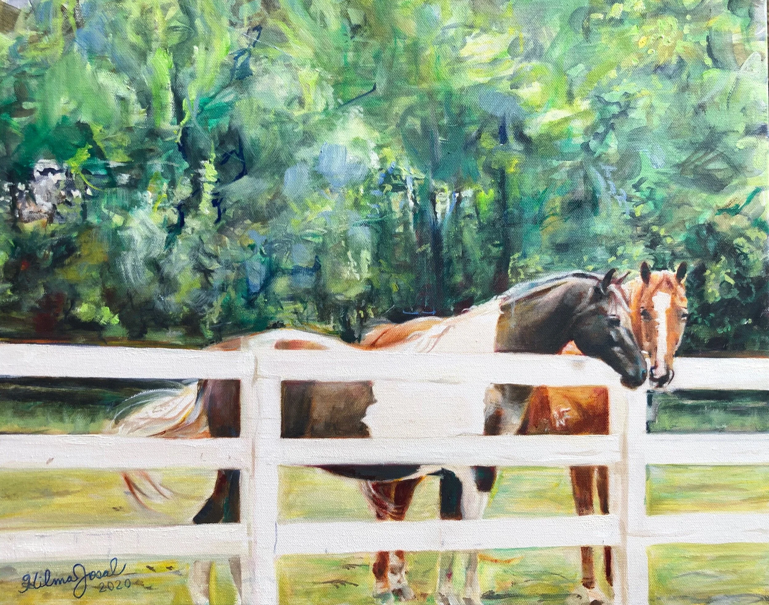 I learned to see red blacks and blue blacks, use ultramarine green shade with white as a pretty contrast with red blacks, and love every complication of line.  Every line has to be carved so that it’s coming and going from somewhere.