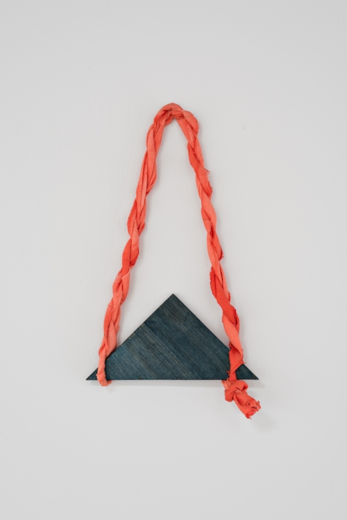 Untitled, 2015 Acrylic, dye, muslin, wood