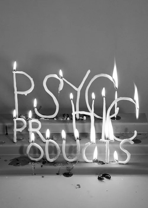 Psychic Products , 2018. Candle Poems. Limited Edition Digital print.