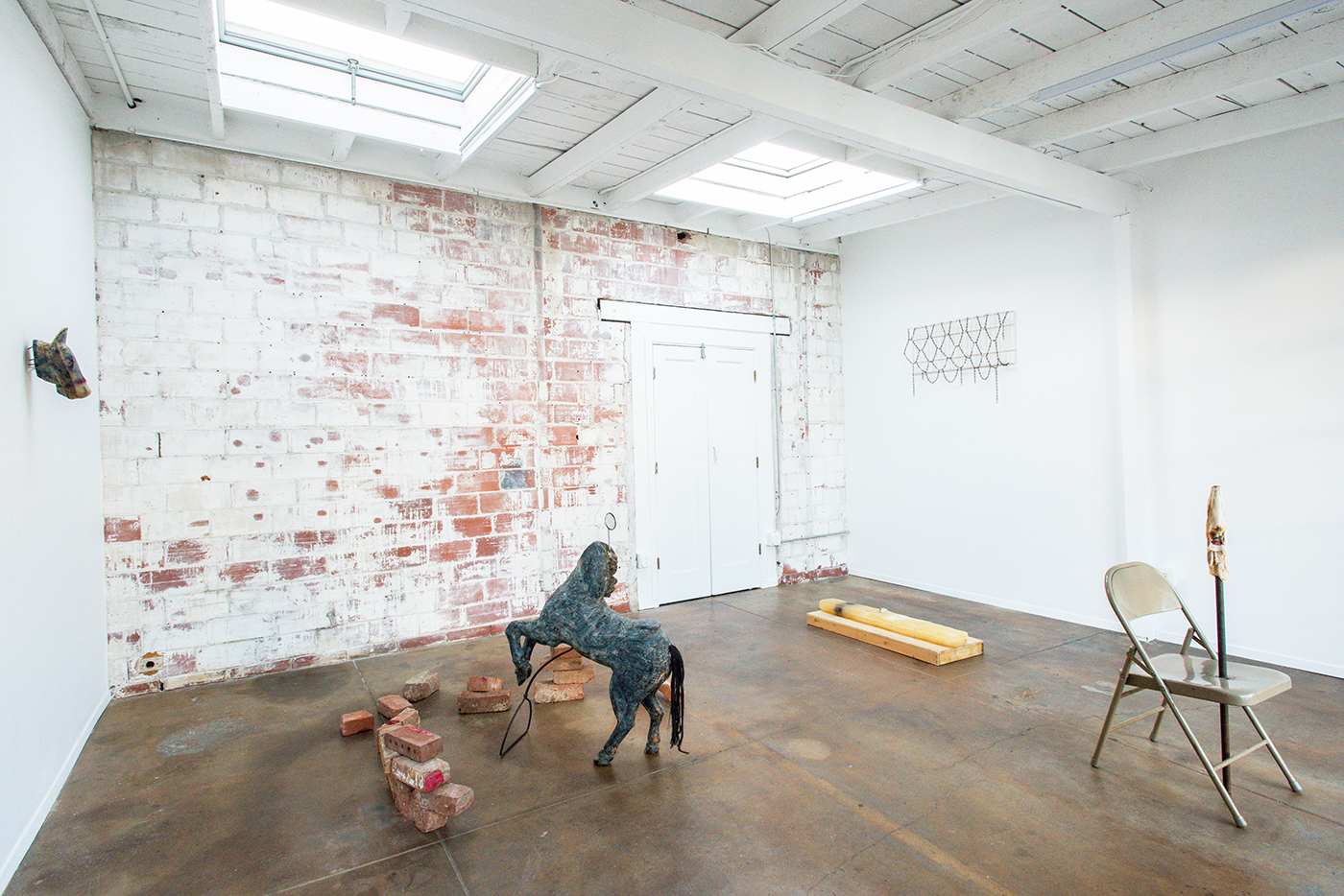 Bri Williams, Lying is the most fun, 2018 , exhibition view, Interface Gallery. Photo credit: Hasain Rasheed.