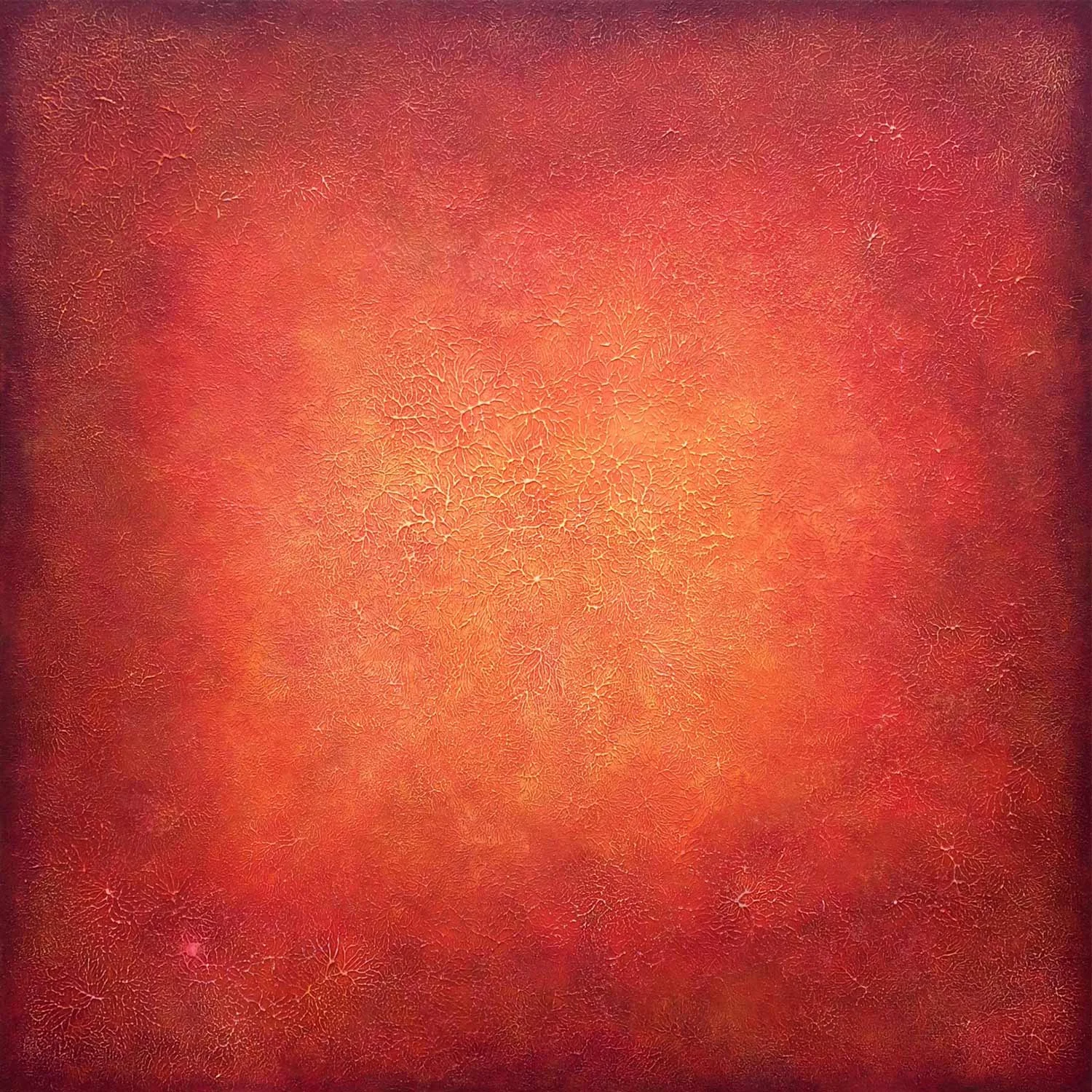 “Return to the Infinite #6” acrylic on wood panel 70.875" x 70.875" (180cm x 180cm)