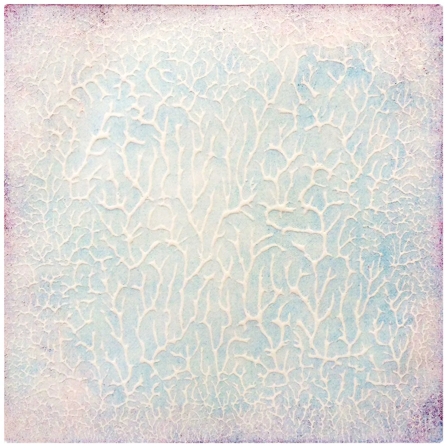 “Lightness of Being” #3 Embossed Aquarelle Monoprint series on paper 12" x 12" (30.5cm x 30.5cm)