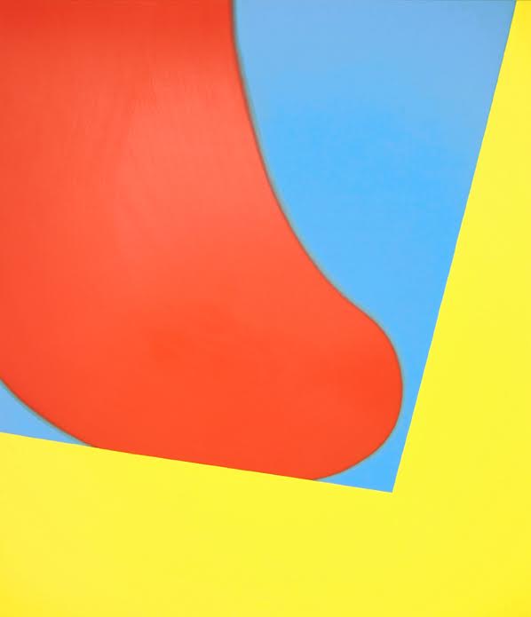 Osamu Kobayashi, Lick, 2016, oil on canvas, 84" x 72"