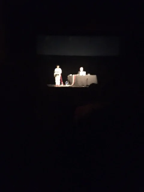 iPhone Shadows: Stone and Akaihirume at the show's close.