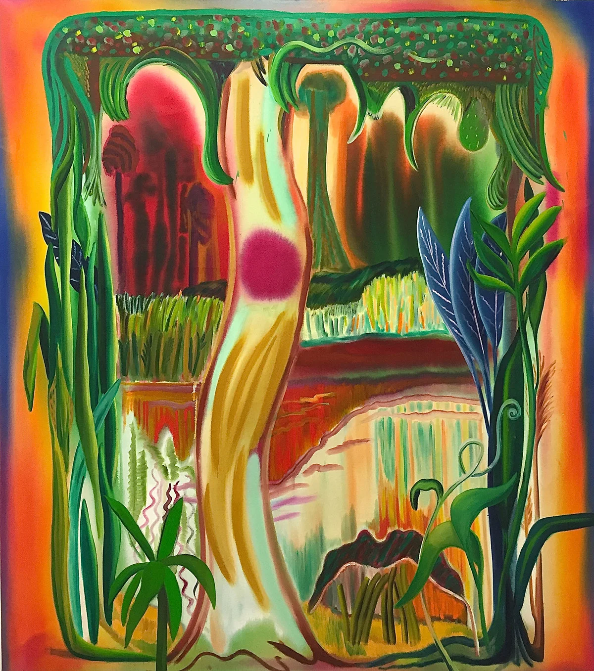 I totally get if you find this a bit gauche, but the whimsical paintings of Shara Haye were a personal oasis in such a heavy-handed biennial.