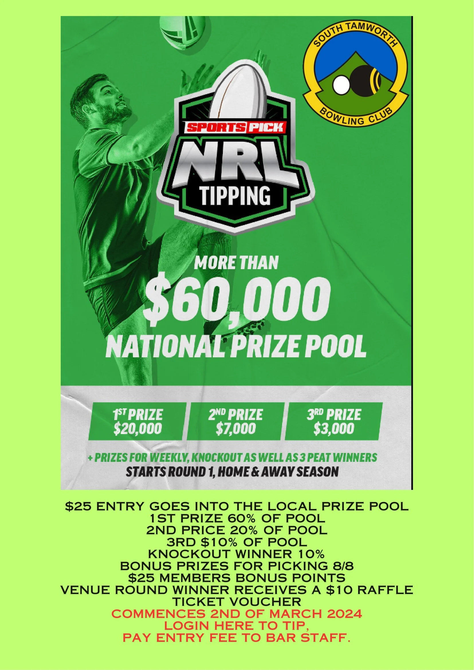 SportsPick — South Tamworth Bowling Club