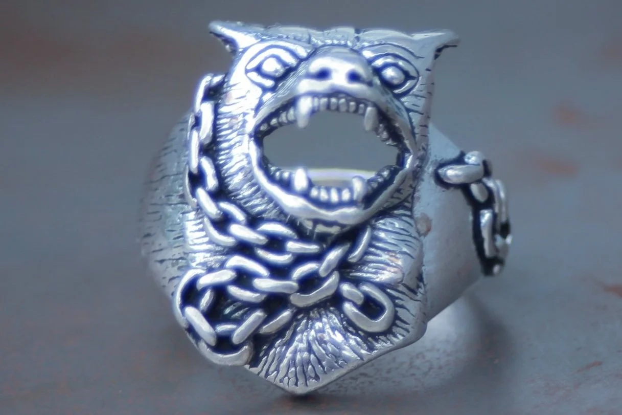 Bad Dog 1990 Biker Ring Size- 7 & 13
