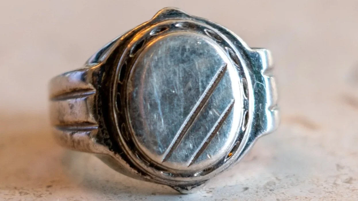 Mid Century Ornate Art Deco Blank Ring Size-10