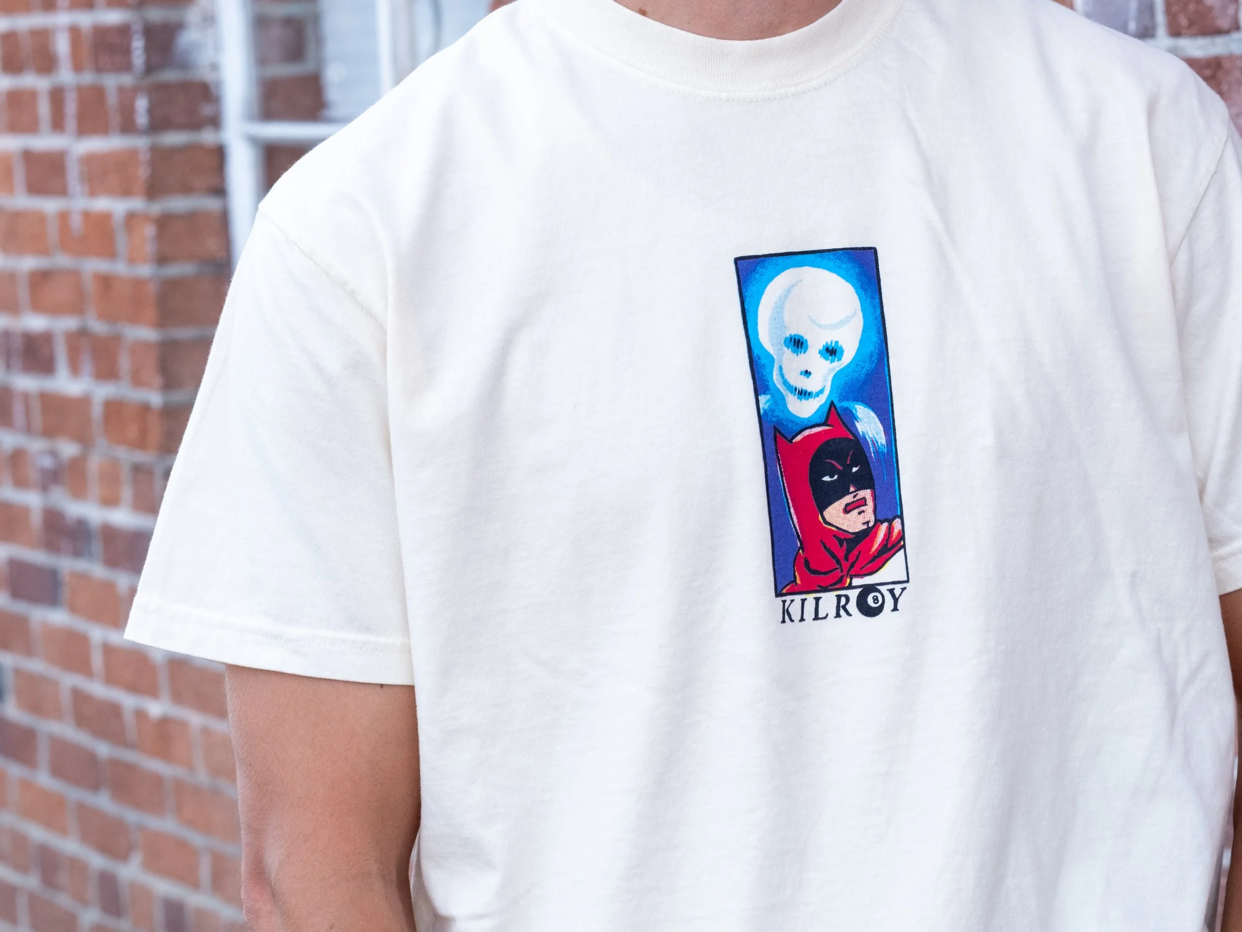 Bootleg Bat Tee (Ivory)