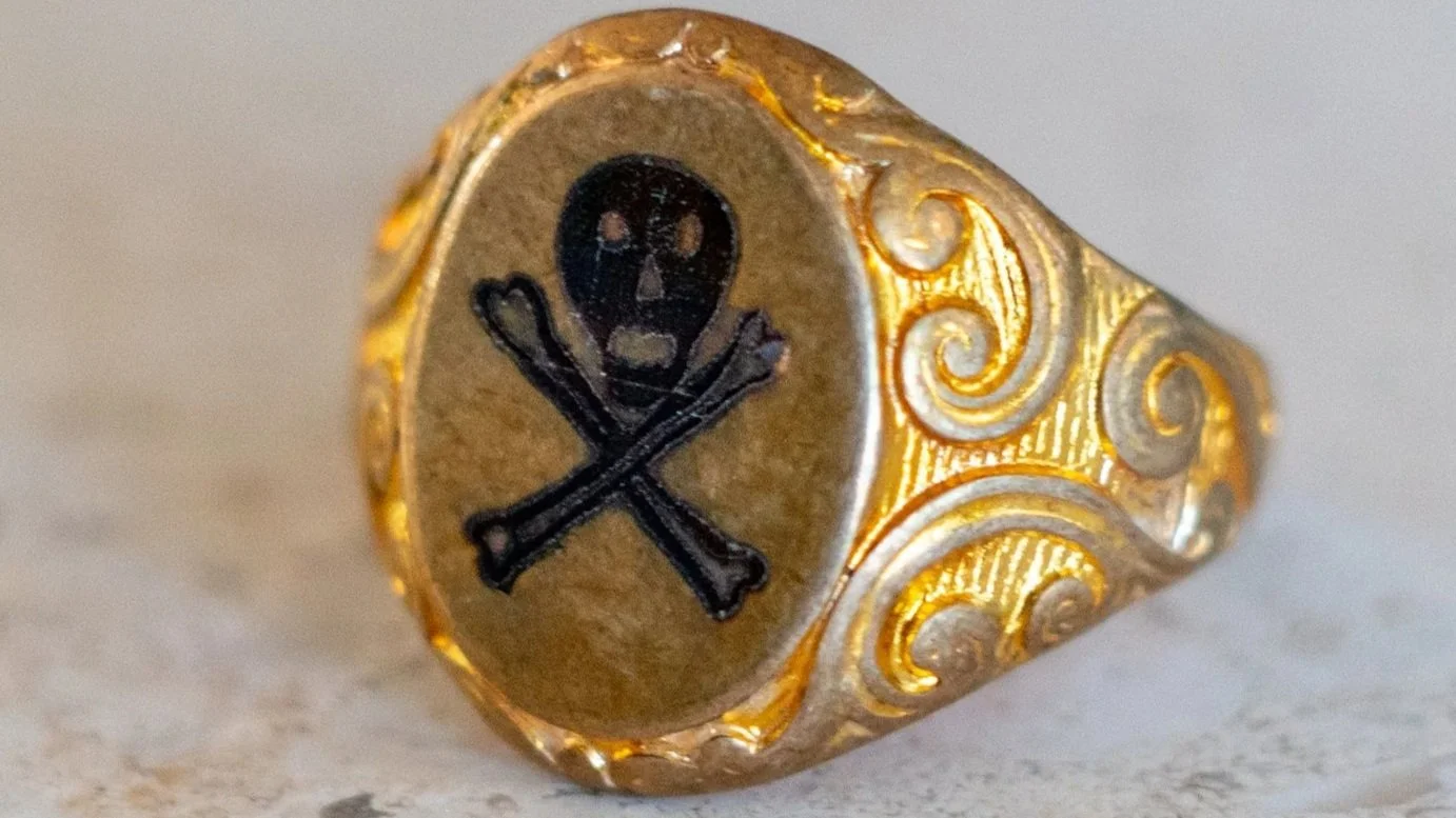 Kilroy's Engraved 1940s Skull Rings