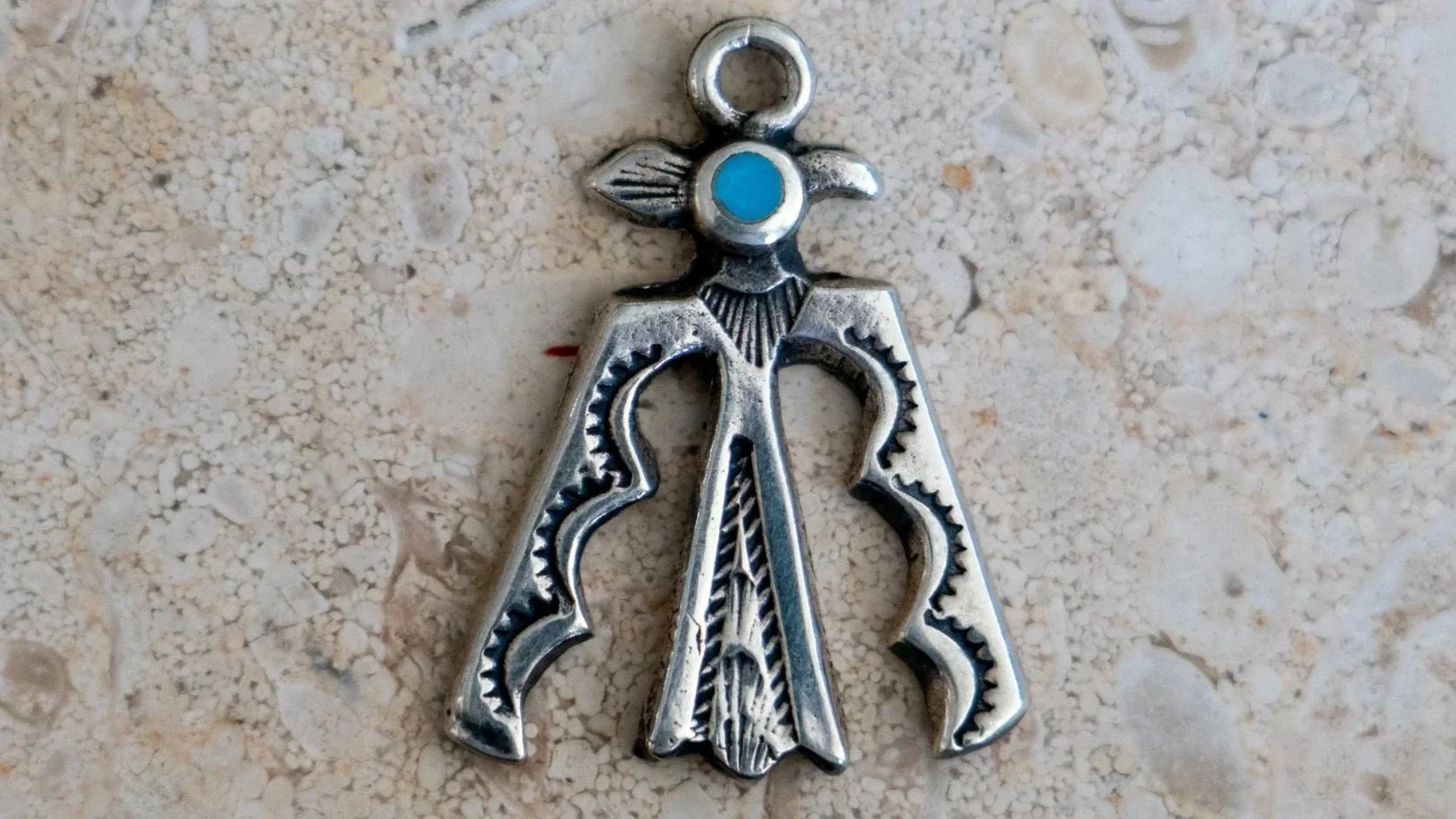 Unique Early Trading Post Thunderbird Pendant