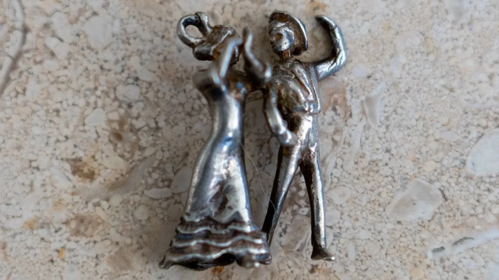 Sterling Dancing Couple 1940s