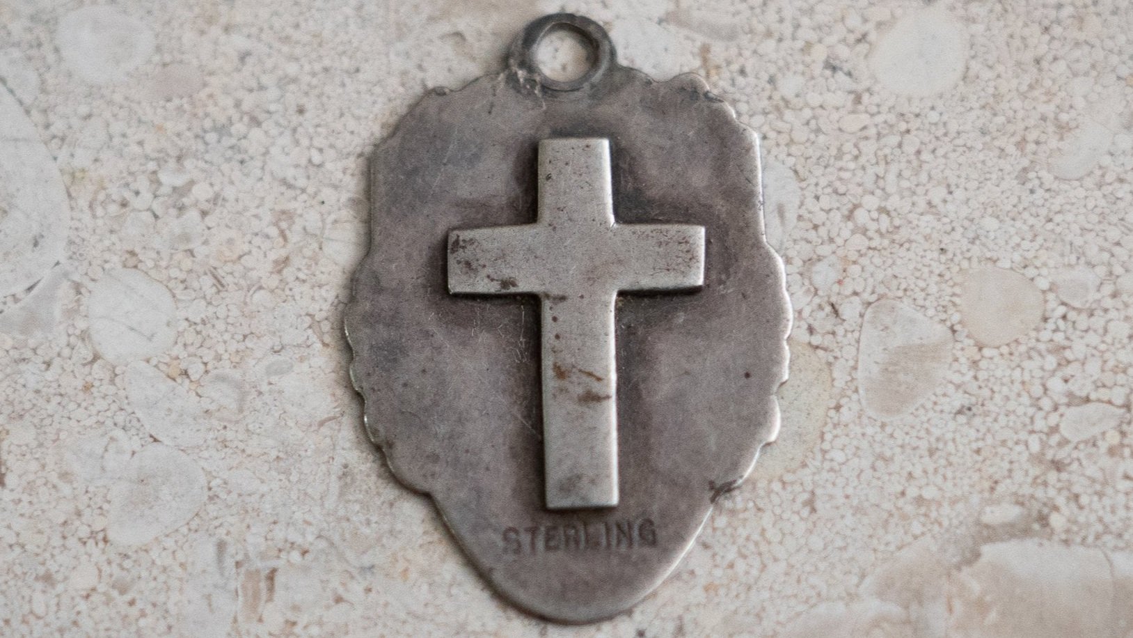 "To Eddie" Sterling Silver Cross