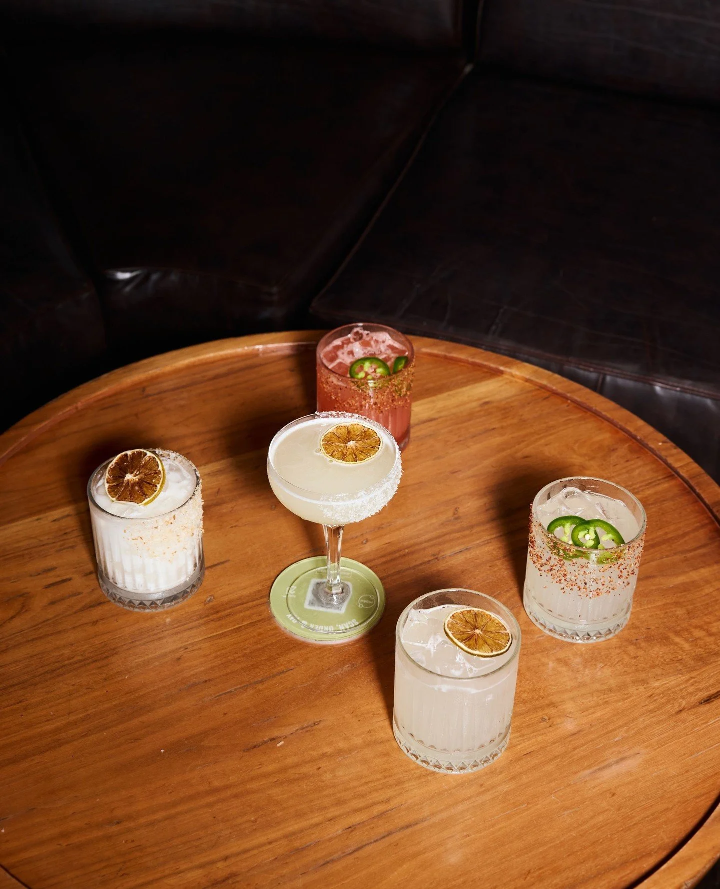 This is a photo of 5 margs.