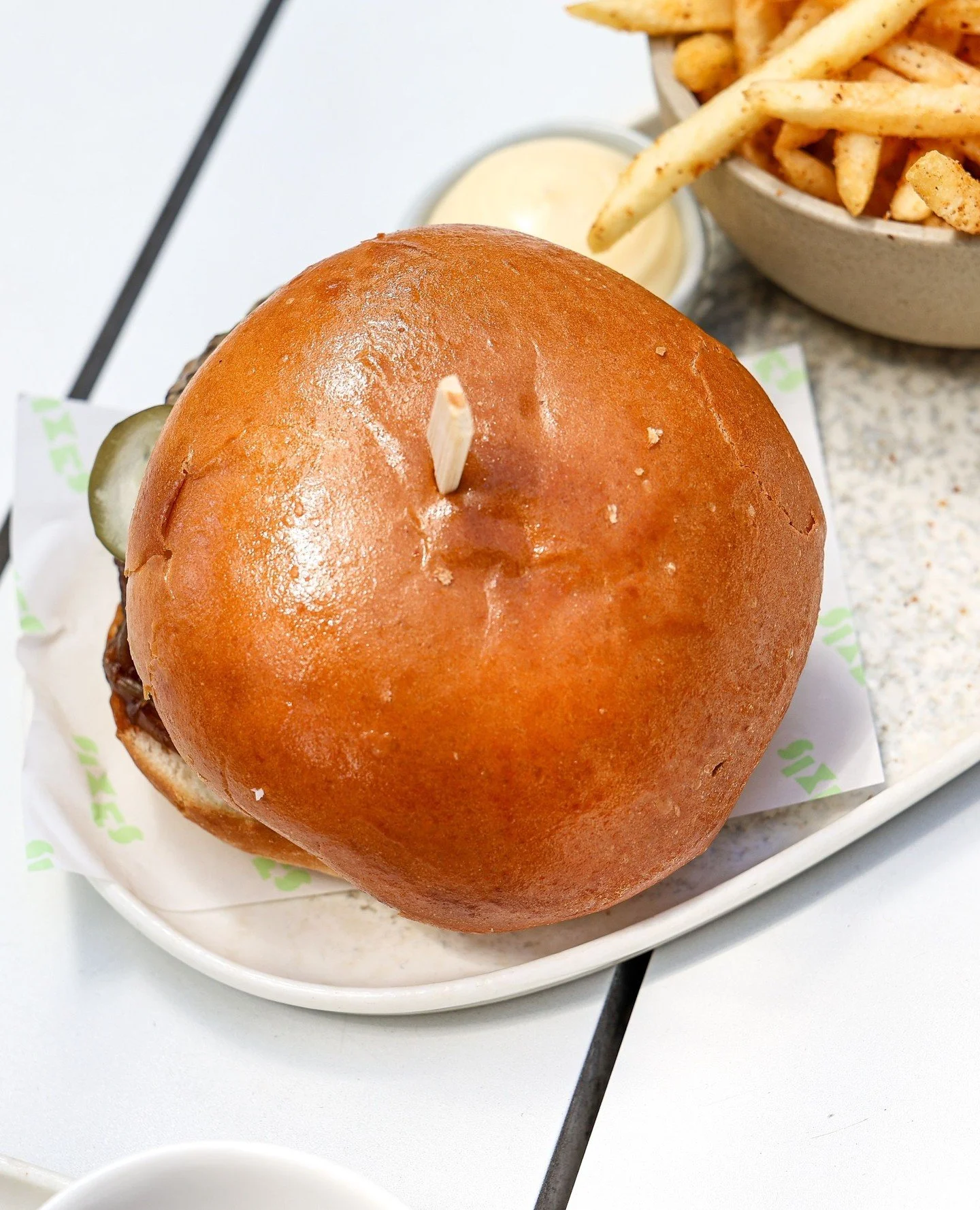 We have a soft spot for a good burger.⁠
⁠
Especially one involving Wagyu, truffle, caramelised onion, pickles and a generous side of fries &amp; aioli.⁠
⁠
Our $25 Wagyu Truffle Cheeseburger. Every Tuesday, 11am&ndash;9pm.