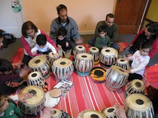 Kids Music Class with Tabla (Indian Drums) on Peninsula