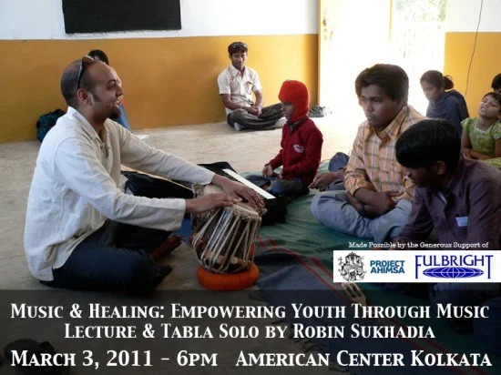 Tabla & Healing: Empowering Youth Through Music | Lecture/Tabla Solo by Robin Sukhadia