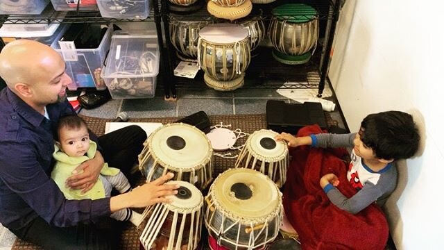 The journey of a thousand Nas begins with a single Na! This past week of being homebound with the children has made these special moments possible and I&rsquo;m so grateful. Music heals and the language of tabla is eternal ❤️