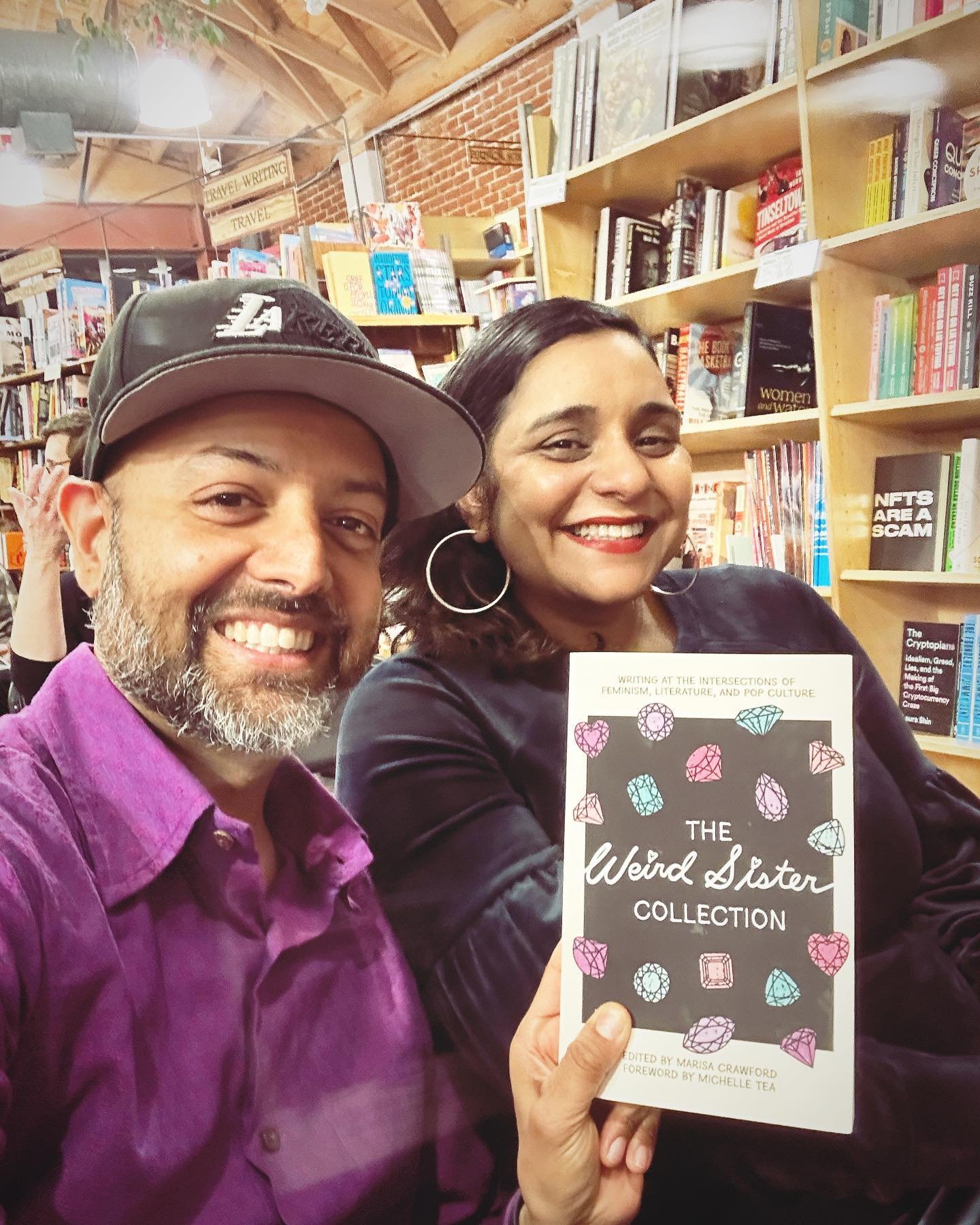 Bravo to my lovely partner, the amazing @neelanjanab for publishing a riveting essay on Axl Rose and #gnr coming to Dayton in 1992 in the badass @weirdsistermag collection ❤️👊🏾 this book is so inspiring, and her essay is soooo good. Welcome to the 