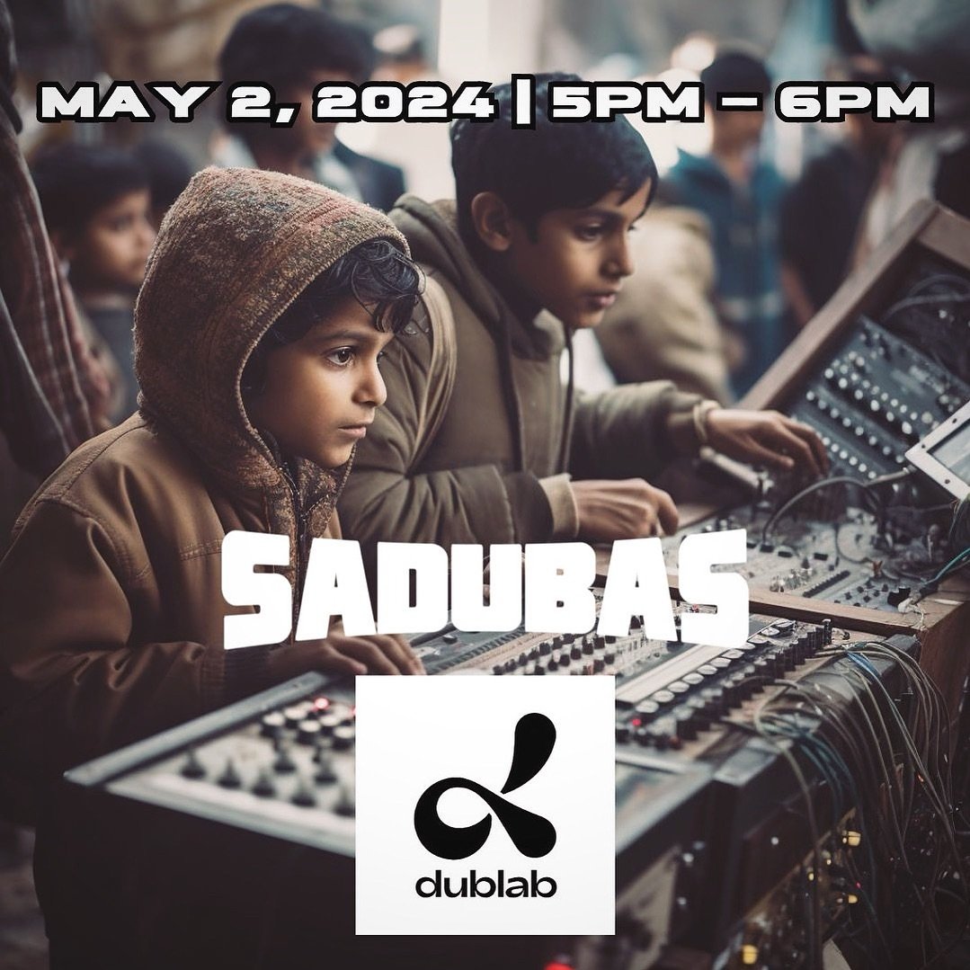 This one is special! Sadubas will be performing a live tablatronic golden Bollywood era house set on @dublab radio on Thursday May 2, 2024. Listen in on our creative process as prepare for May 18 at @academymuseum where we will be remixing the epic m