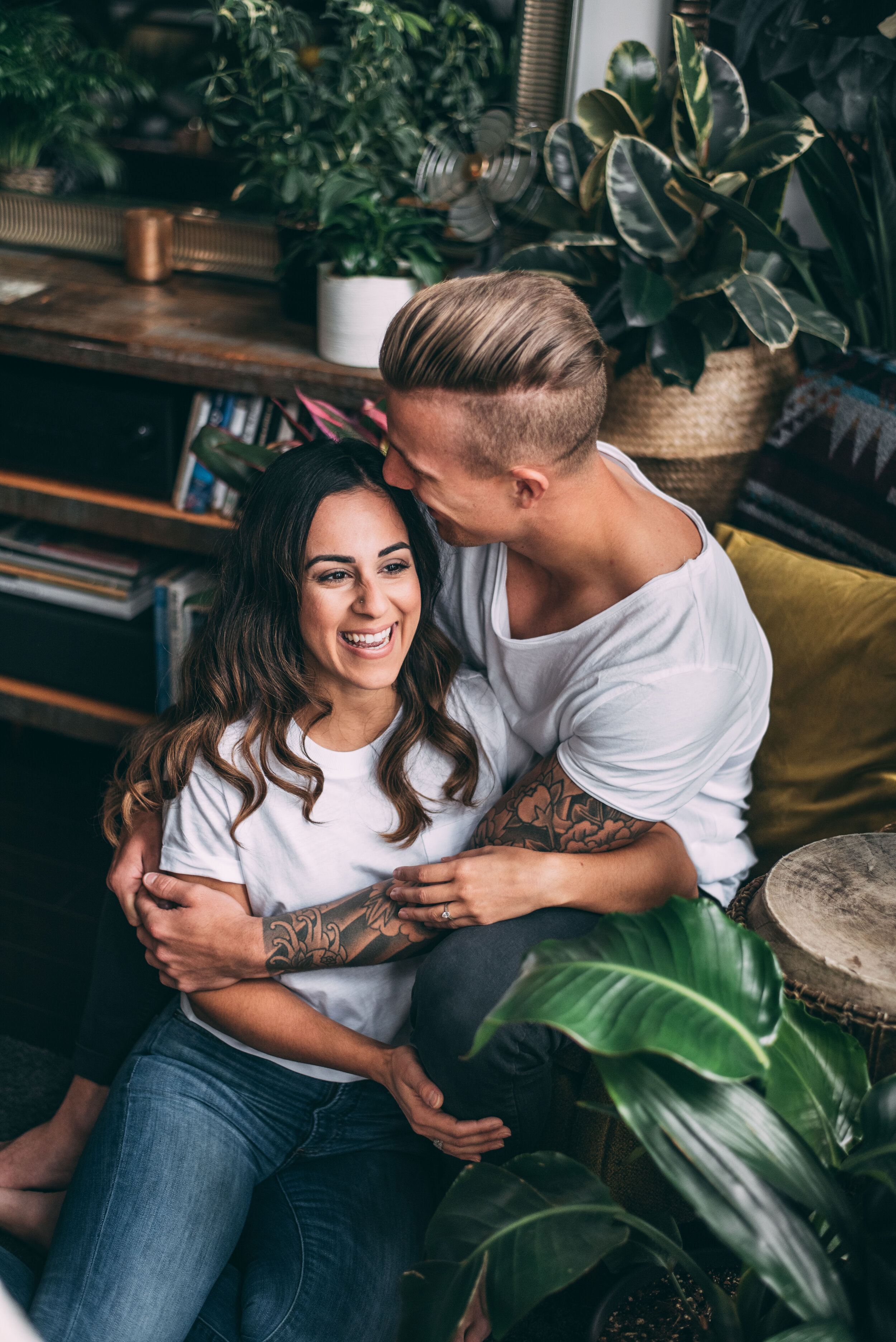 Vancouver Engagement Session - In Home Couples Session - Loft Garden Oasis - Laura Olson Photography - Sunshine Coast BC & Vancouver Wedding & Elopement Photographer3673.jpg