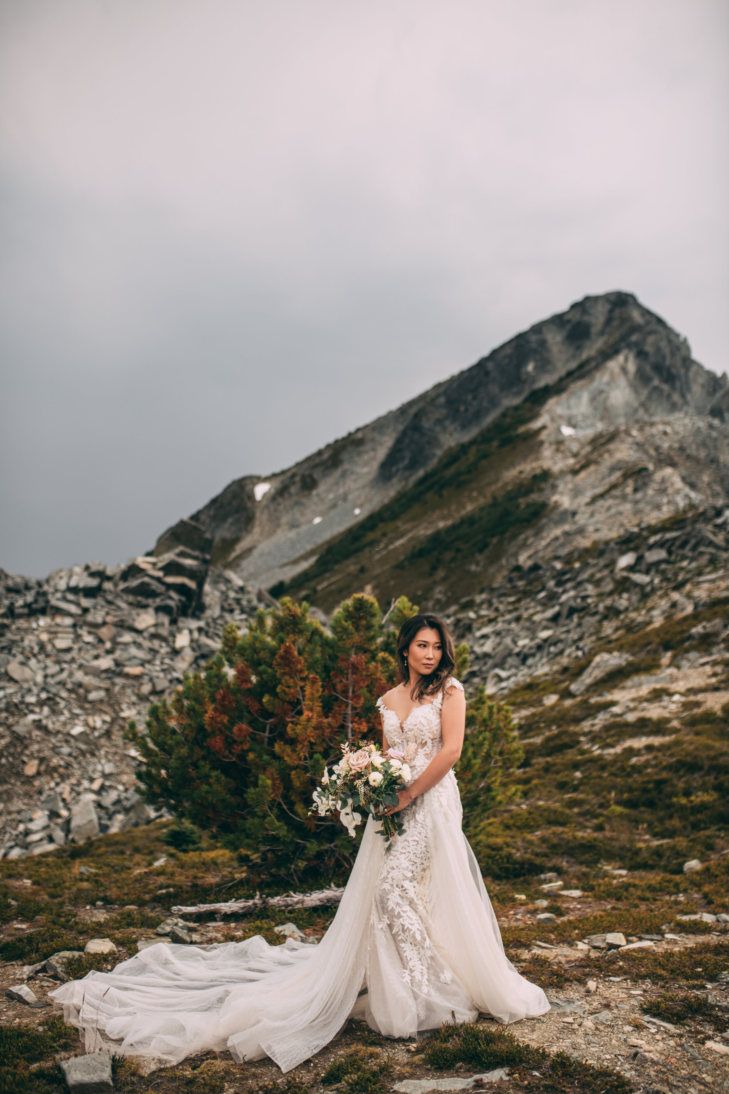 Katherine & Jamie Sneak Peeks - Mountain Top Elopement - Whistler BC - Laura Olson Photography--2.jpg