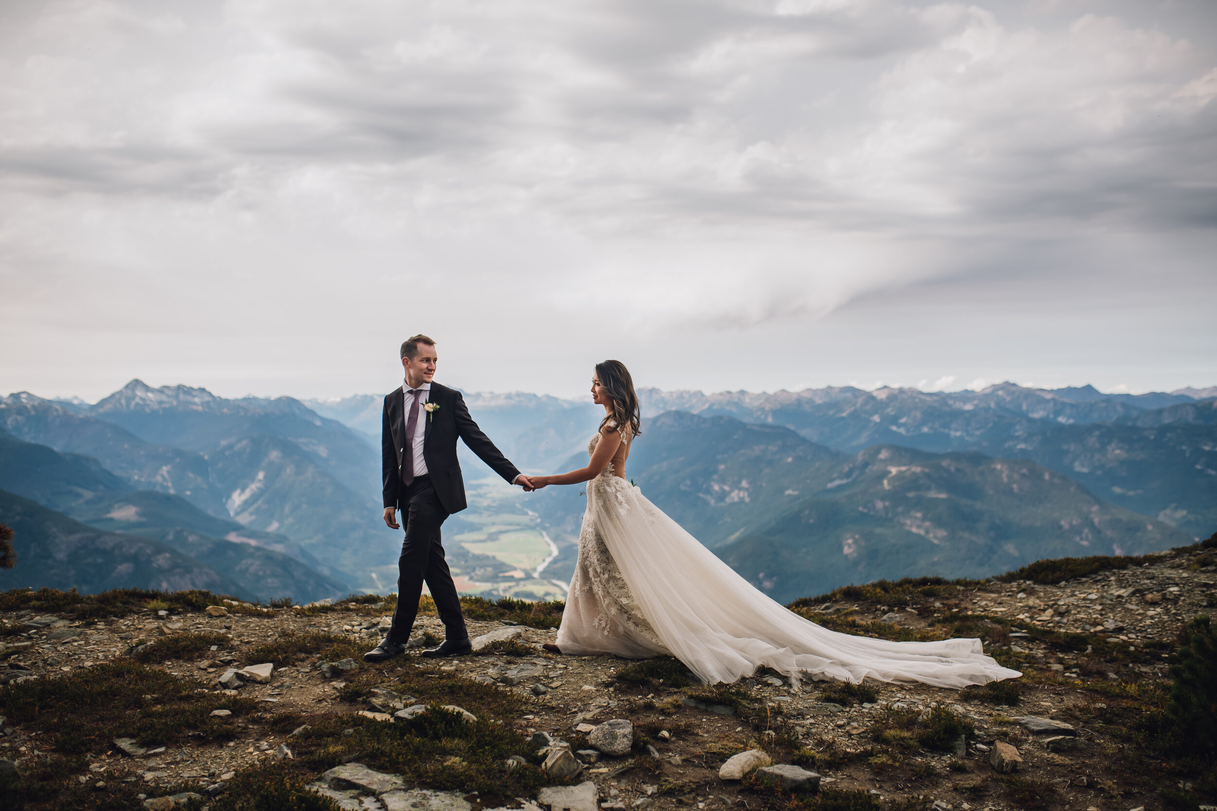 Katherine & Jamie Sneak Peeks - Mountain Top Elopement - Whistler BC - Laura Olson Photography--4.jpg