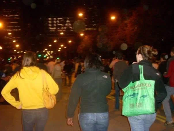My friends and I on Election Night 2008